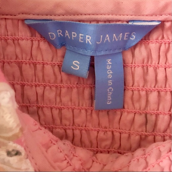 Draper James Puff Sleeve Babydoll Dress in Magnolia - Picture 6 of 7